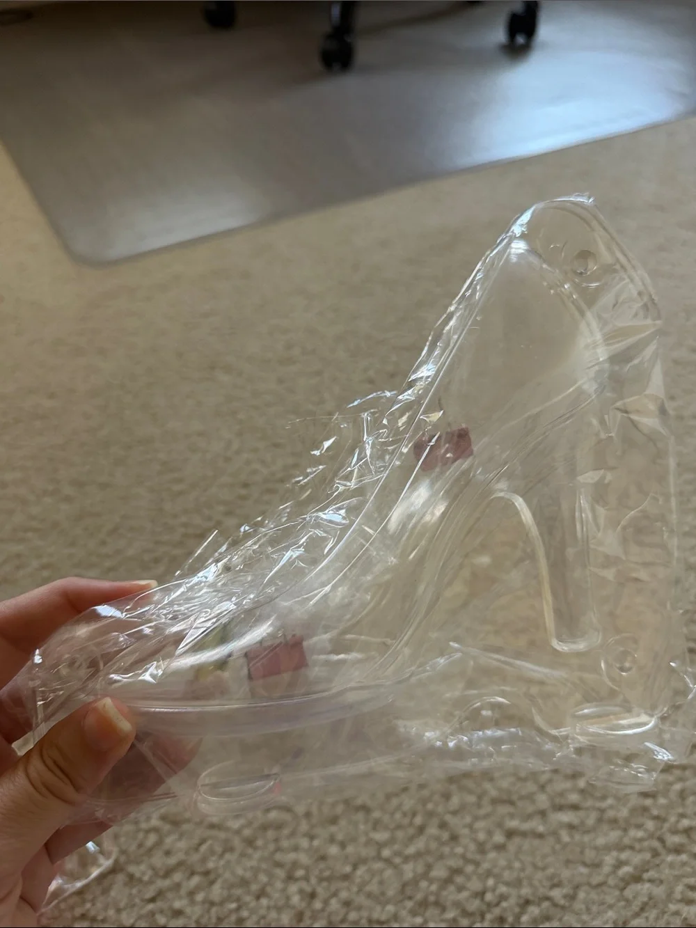 3 chocolate high heel molds
